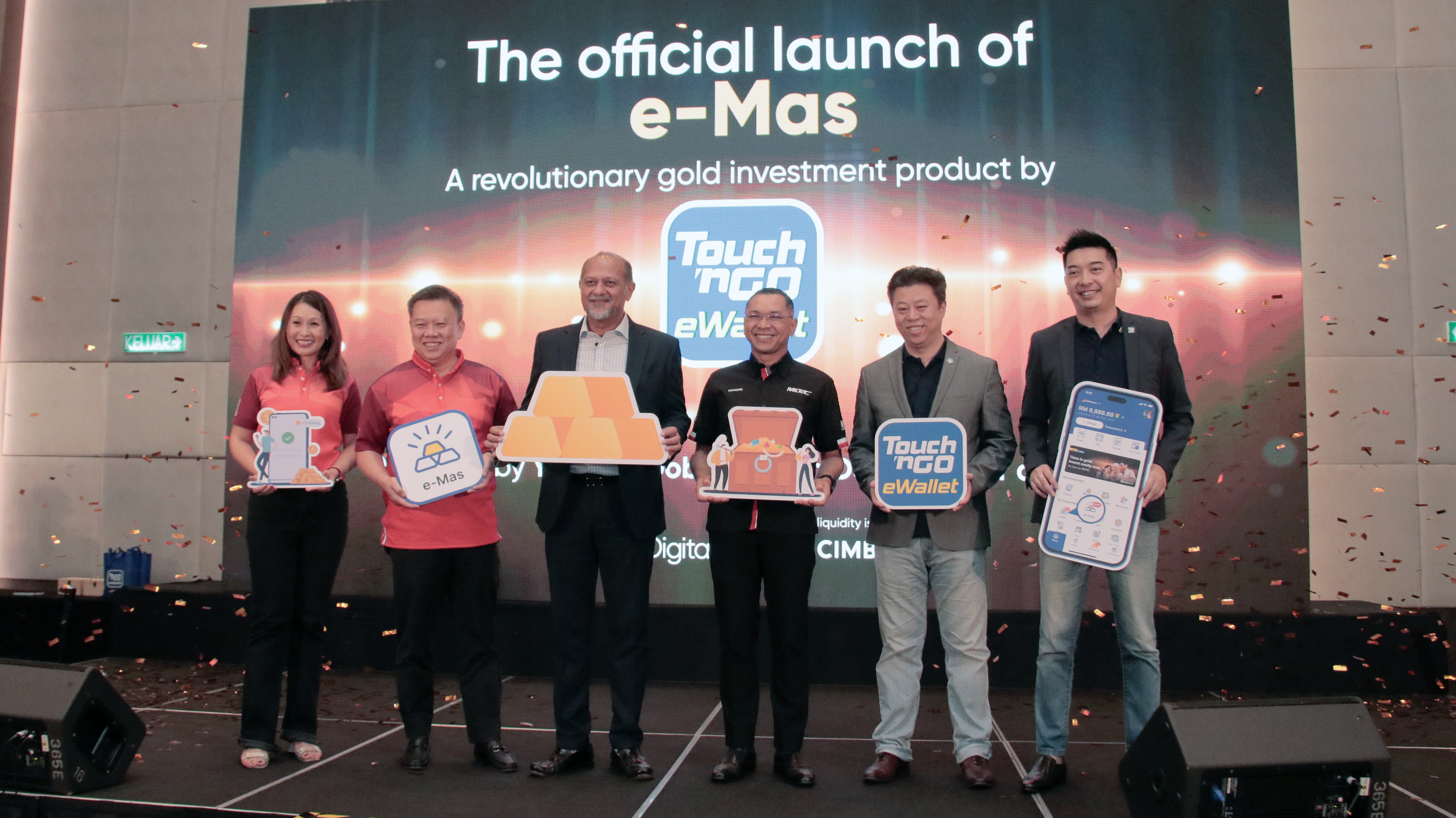 TNG eWallet revolutionises gold investment with the launch of e-Mas