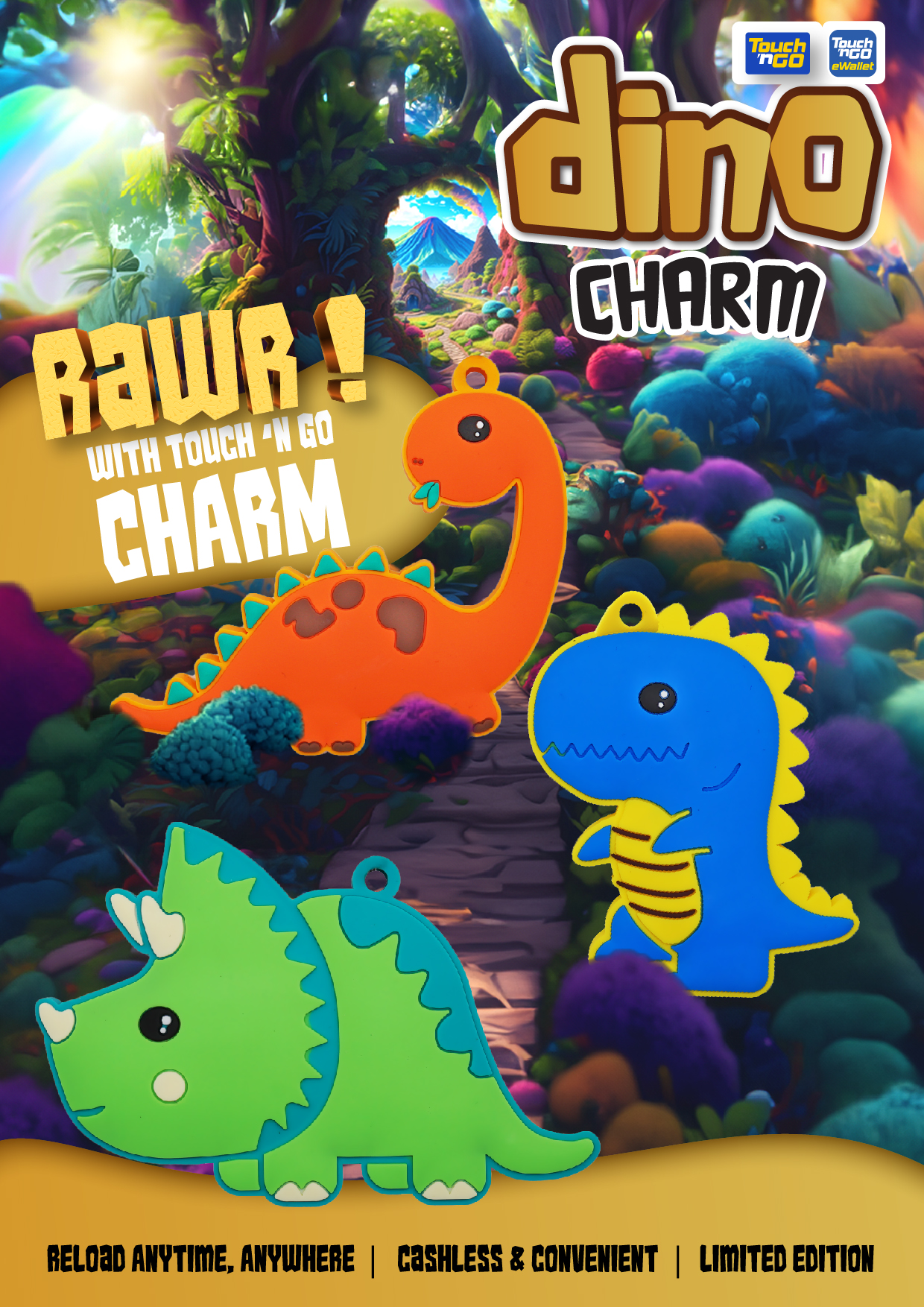 Unleash the Dino Revolution: Meet the Touch ‘n Go Dino Edition Charms—Where Dinosaurs Rawr into the Future