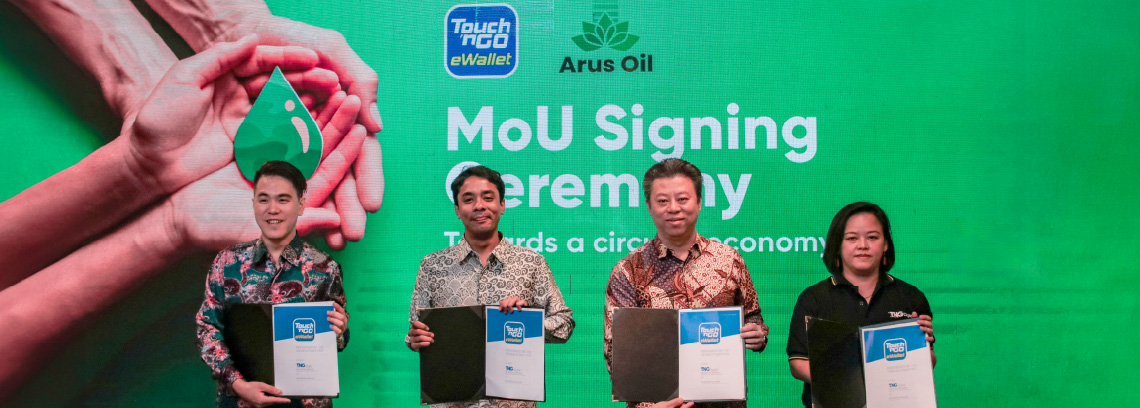 TNG eWallet and Arus Oil partner to power Malaysia’s circular economy for a sustainable future