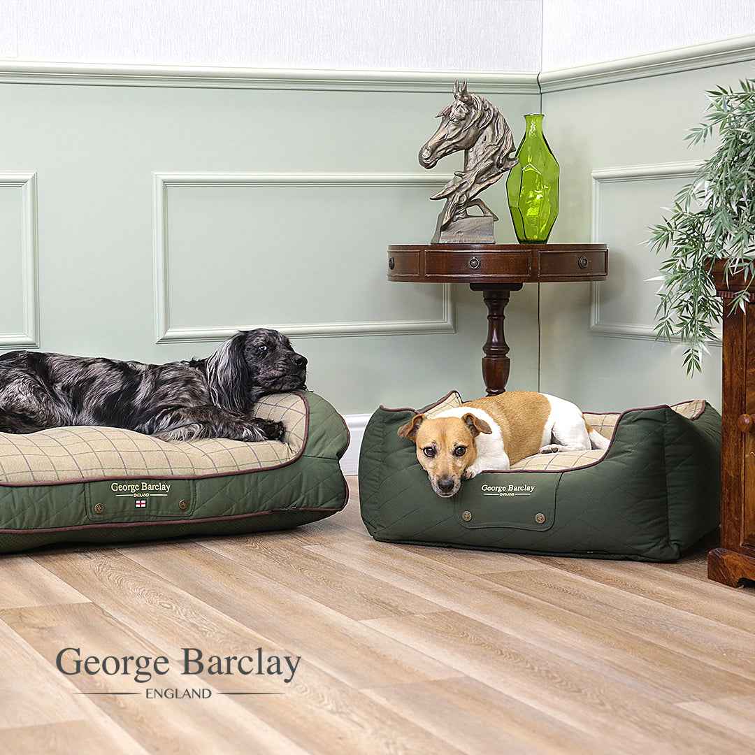 George Barclay Country Box Bed - Olive Green