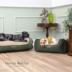 George Barclay Country Box Bed - Olive Green