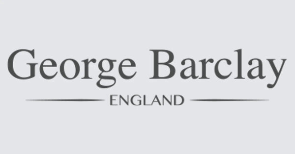 George Barclay England logo on a light gray background