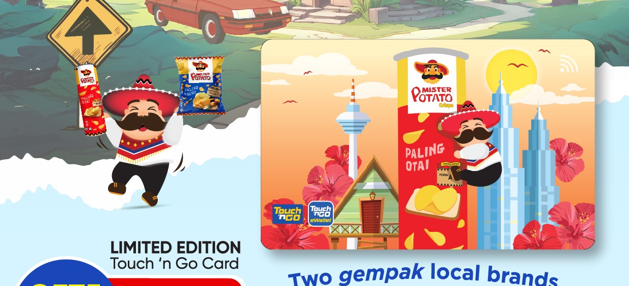 Celebrate Malaysian Heritage with the New Touch ‘n Go x Mister Potato Limited-Edition Card