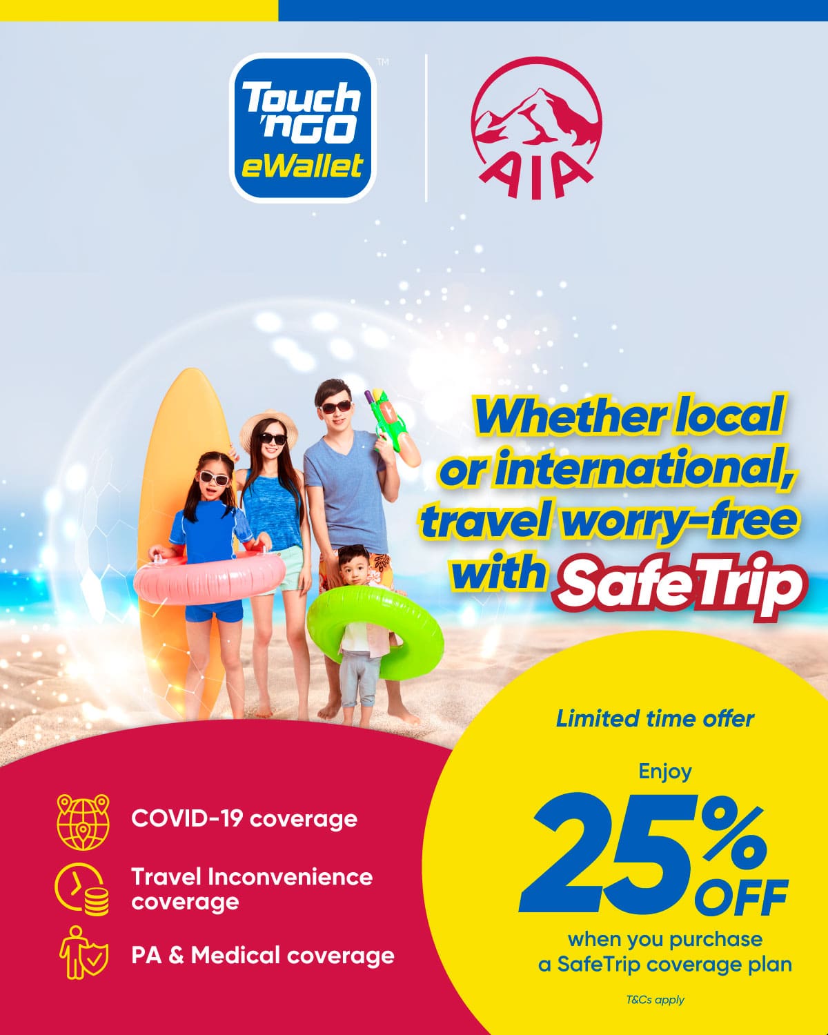 Touch ‘n Go eWallet adds SafeTrip to its insurance offerings