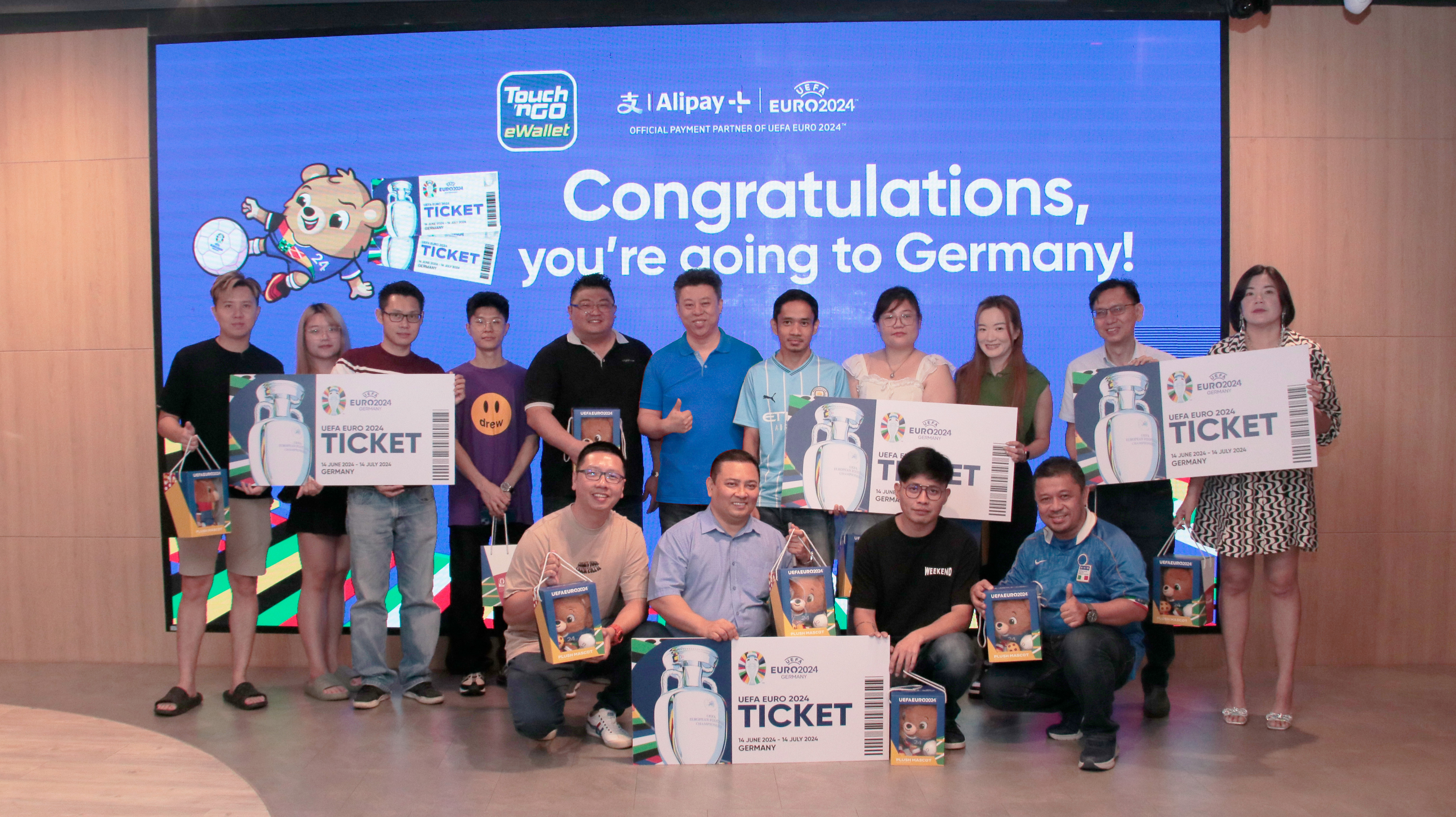 TNG eWallet sends 12 lucky winners, each accompanied by their plus one to experience UEFA EURO 2024 live in Germany