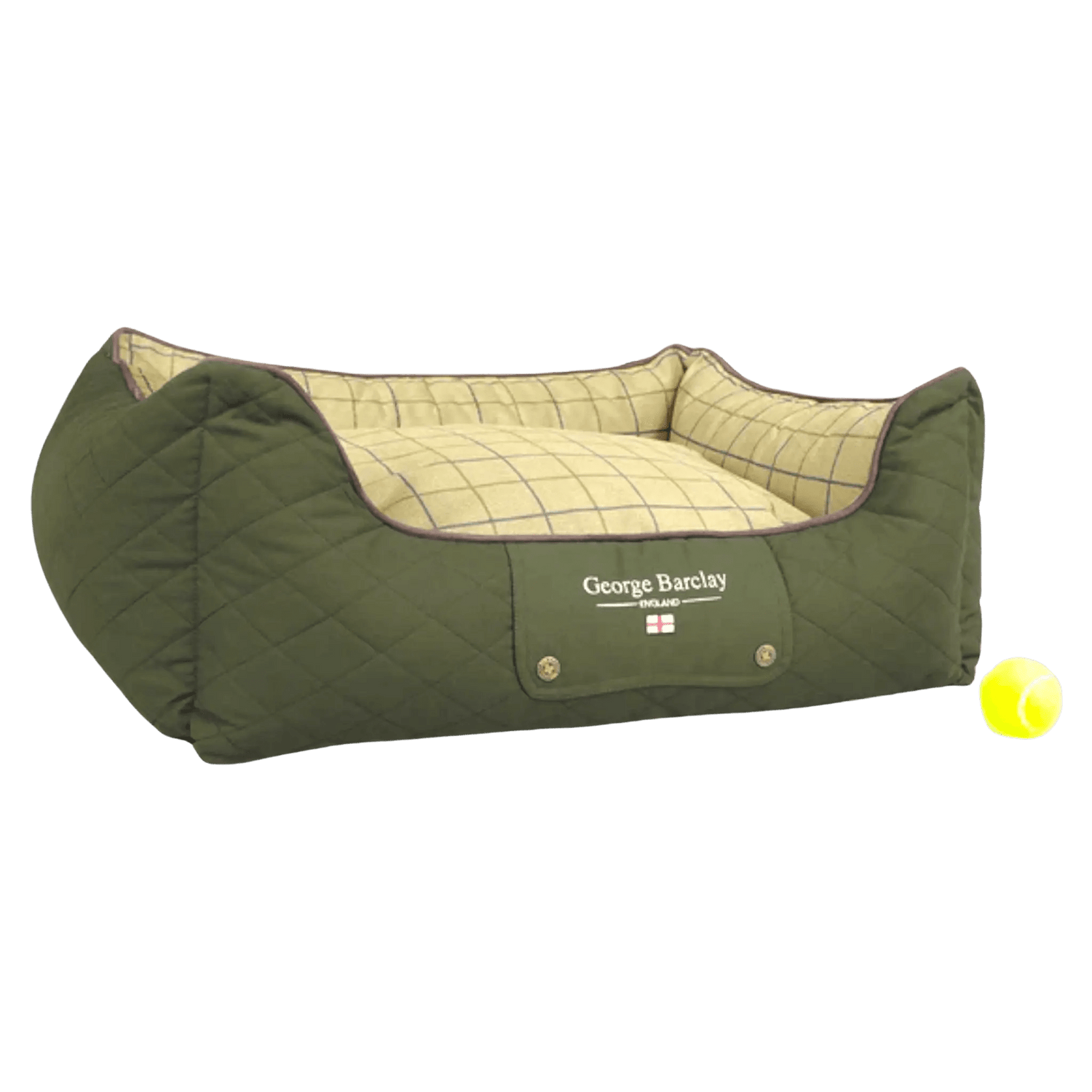 George Barclay Country Box Bed - Olive Green