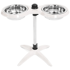 George Barclay Height Adjustable Double Feeding Dog Bowl