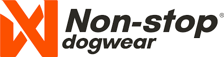 Non-stop dogwear logo with orange and black design