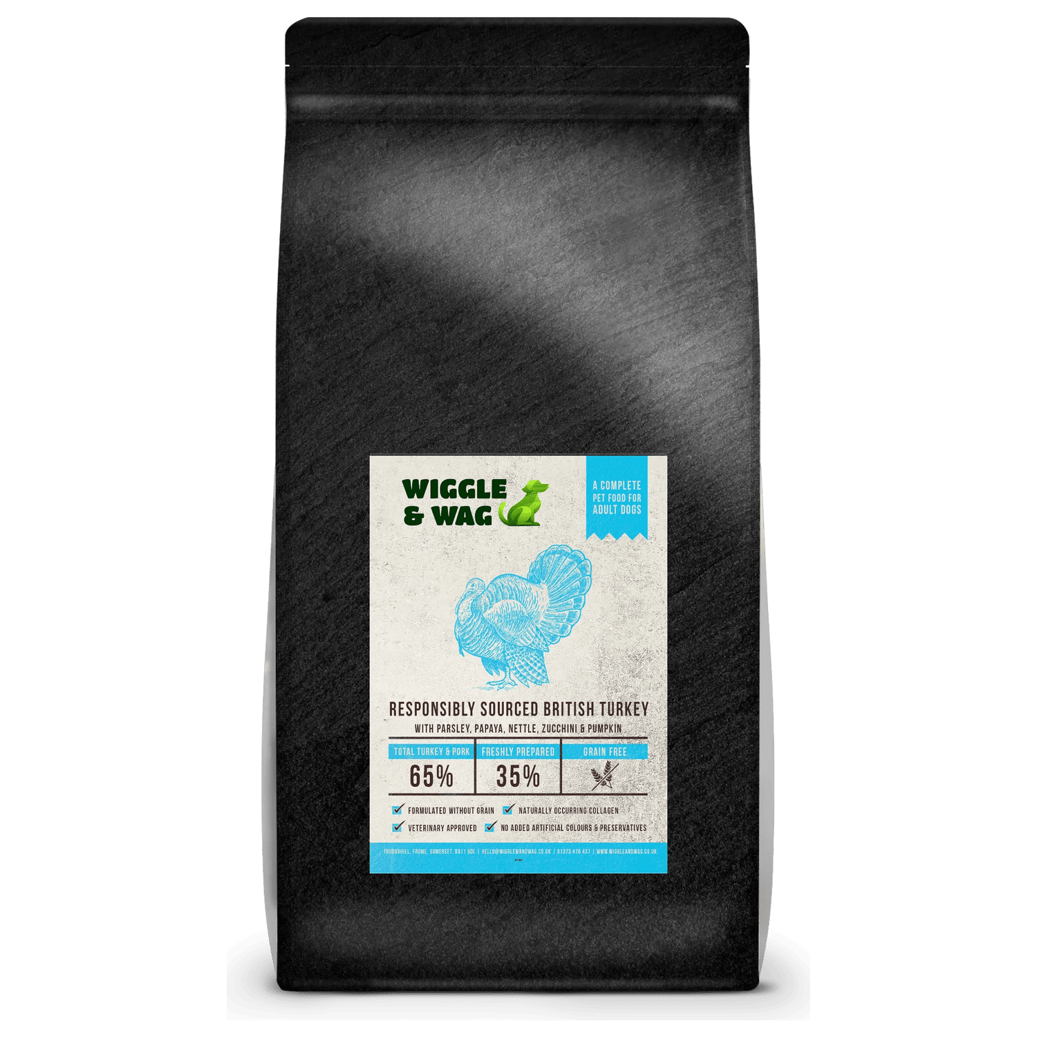 Simply Nourished British Turkey – Grain Free 65% Superfood Blend