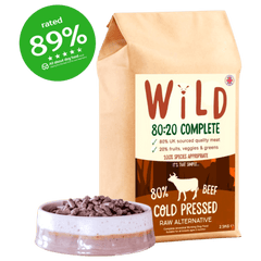 Wild Pet food Beef 80:20 Cold-pressed - Complete Dog Food