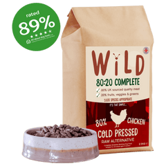 Wild Pet food Chicken 80:20 Cold-pressed - Complete Dog Food
