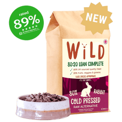 Wild Pet food Rabbit 80:20 Cold-pressed - Complete Dog Food