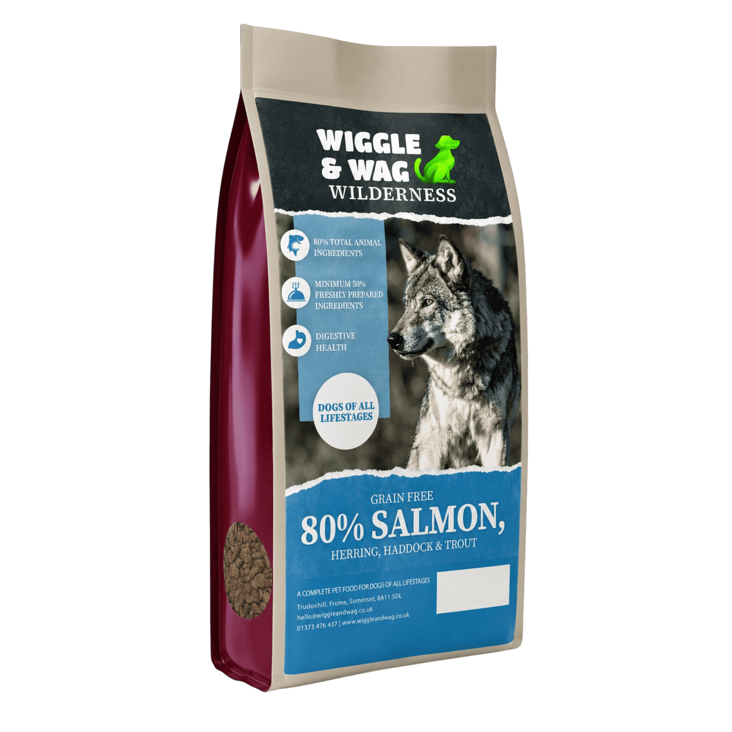 Wilderness 80 Grain Free 80% Salmon, Herring, Haddock & Trout
